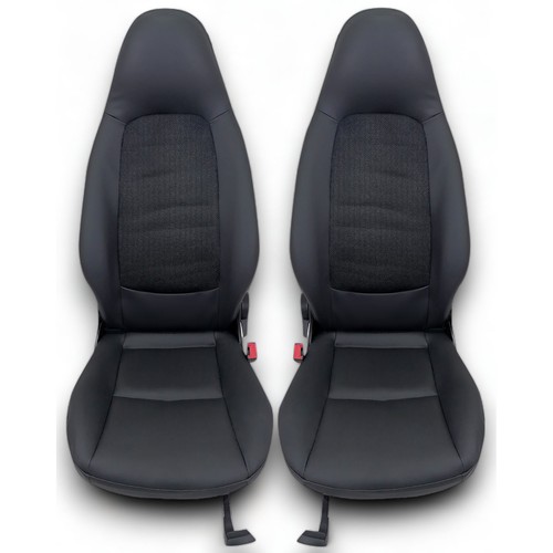 Coprisedili ecopelle nero - , per